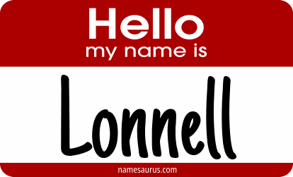 Hello my name is Lonnell png download