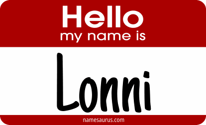 Hello my name is Lonni png download