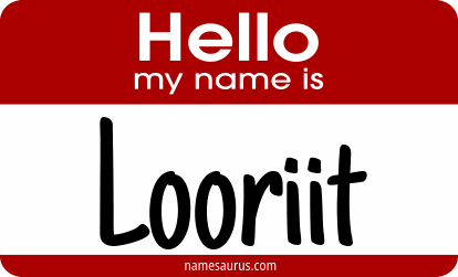 Hello my name is Looriit png download