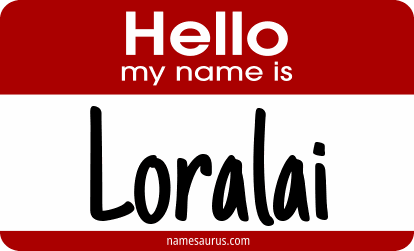 Hello my name is Loralai png download