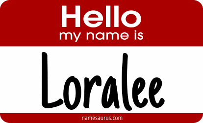Hello my name is Loralee png download