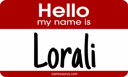 Hello my name is Lorali png download