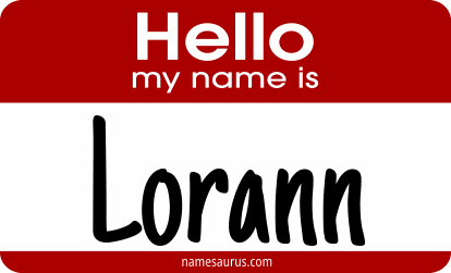 Hello my name is Lorann png download