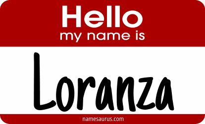 Hello my name is Loranza png download