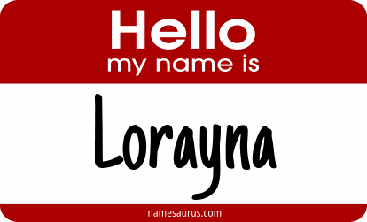 Hello my name is Lorayna png download