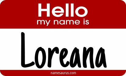 Hello my name is Loreana png download