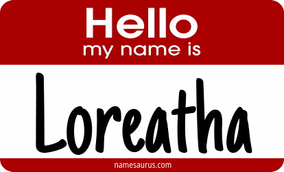 Hello my name is Loreatha png download
