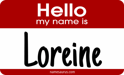 Hello my name is Loreine png download