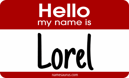 Hello my name is Lorel png download