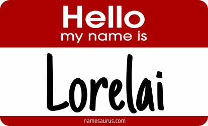 Hello my name is Lorelai png download