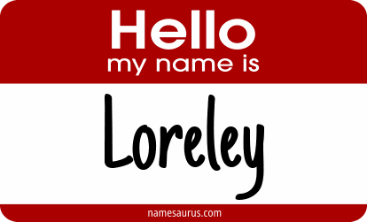 Hello my name is Loreley png download