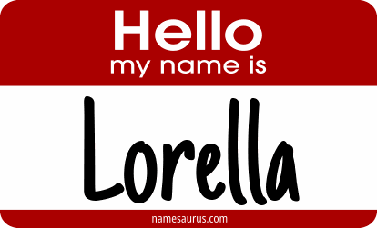 Hello my name is Lorella png download