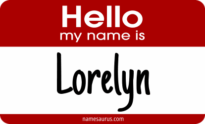 Hello my name is Lorelyn png download