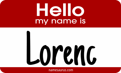Hello my name is Lorenc png download