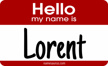 Hello my name is Lorent png download