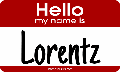 Hello my name is Lorentz png download