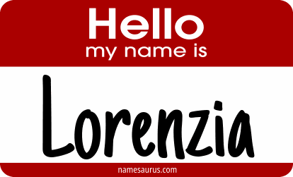 Hello my name is Lorenzia png download