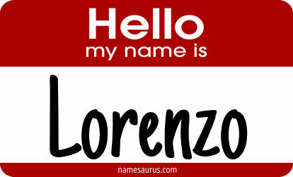 Hello my name is Lorenzo png download