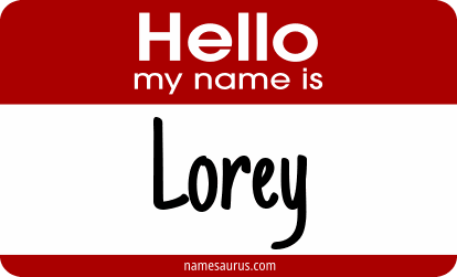 Hello my name is Lorey png download