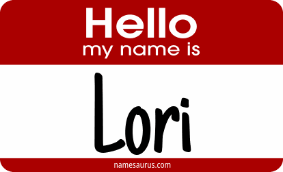 Hello my name is Lori png download