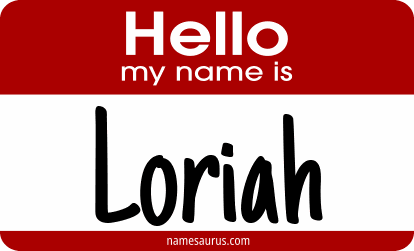 Hello my name is Loriah png download