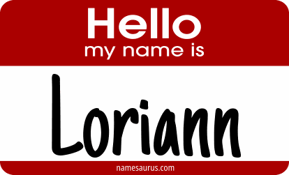 Hello my name is Loriann png download