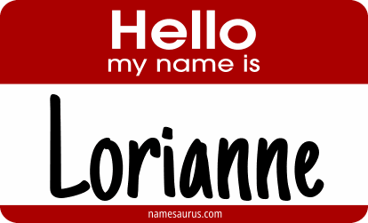 Hello my name is Lorianne png download