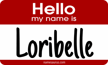 Hello my name is Loribelle png download