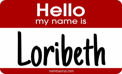 Hello my name is Loribeth png download