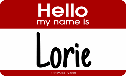 Hello my name is Lorie png download