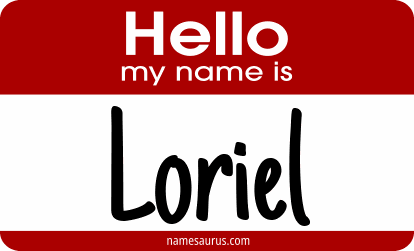 Hello my name is Loriel png download