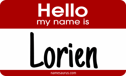 Hello my name is Lorien png download