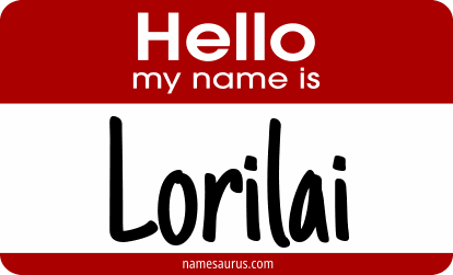 Hello my name is Lorilai png download