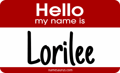 Hello my name is Lorilee png download