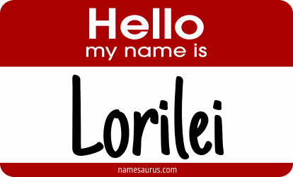 Hello my name is Lorilei png download