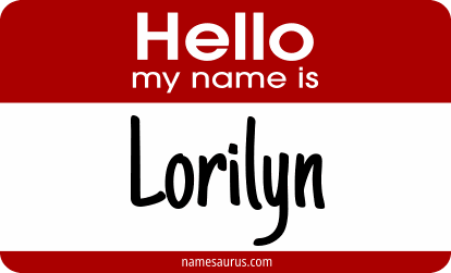Hello my name is Lorilyn png download