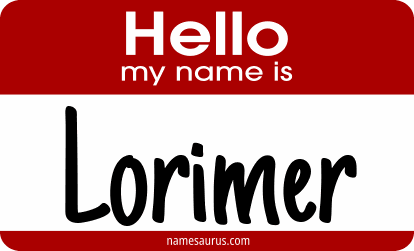 Hello my name is Lorimer png download