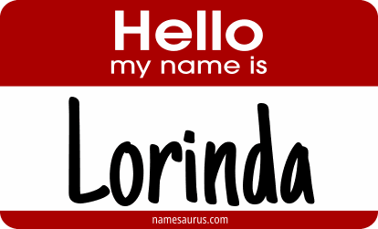 Hello my name is Lorinda png download
