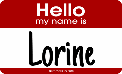 Hello my name is Lorine png download