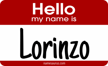 Hello my name is Lorinzo png download