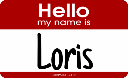 Hello my name is Loris png download