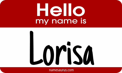 Hello my name is Lorisa png download