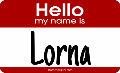 Hello my name is Lorna png download