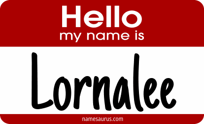Hello my name is Lornalee png download