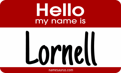 Hello my name is Lornell png download