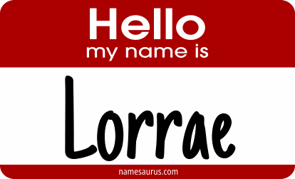 Hello my name is Lorrae png download