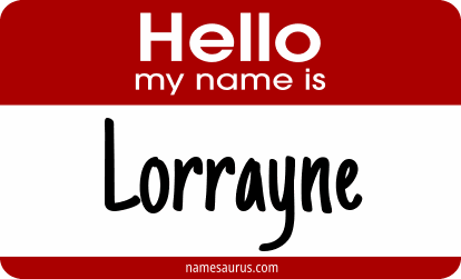 Hello my name is Lorrayne png download