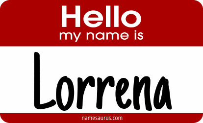 Hello my name is Lorrena png download