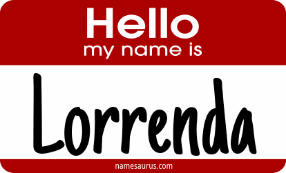 Hello my name is Lorrenda png download