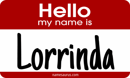 Hello my name is Lorrinda png download